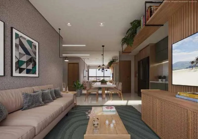 Miniatura Residência moderna com 3 suítes e 2 garagens à venda