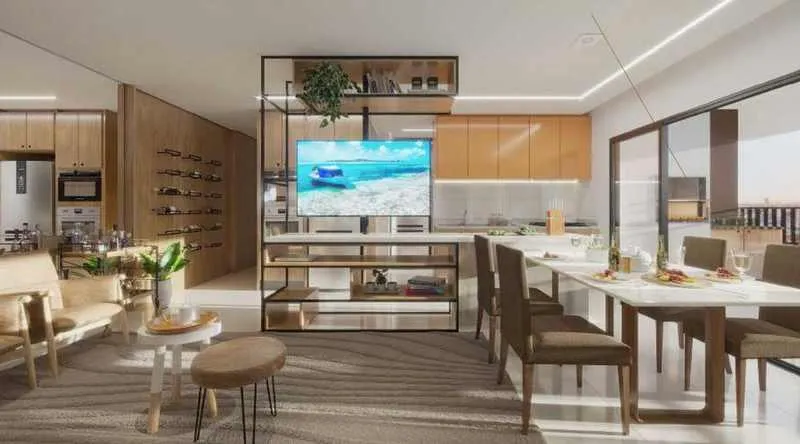 Miniatura Residência moderna com 3 suítes e 2 garagens à venda