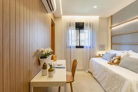 Conforto e Vista no 8º Andar: Unidade Poente com 2
Suítes no Origyn Bueno