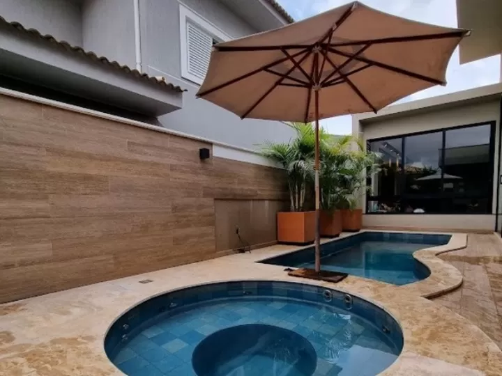 Casa Térrea 3 Suítes 217 m² Jardins Atenas - Casa de Condomínio em Jardins Atenas, Goiânia