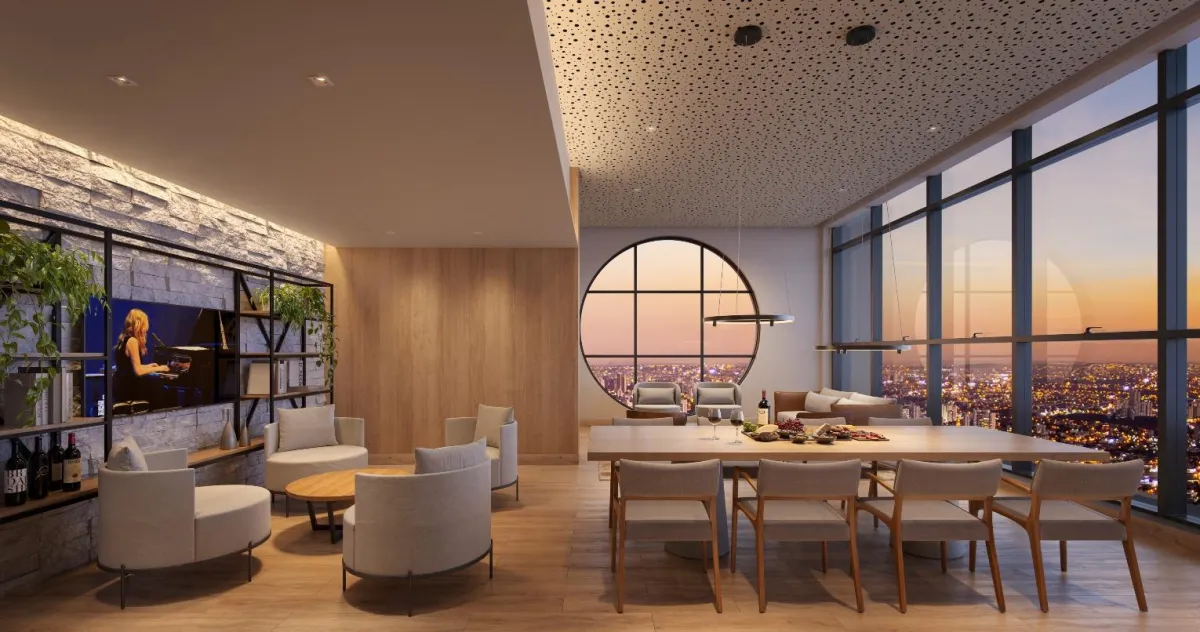 Exclusividade no 30º Andar: Unidade de 90,85m² no Rooftop do AERO17!