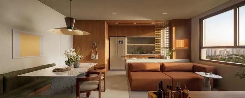 Modernidade e Conforto: 74,09m² no 29º Andar do Ambiente Terral!