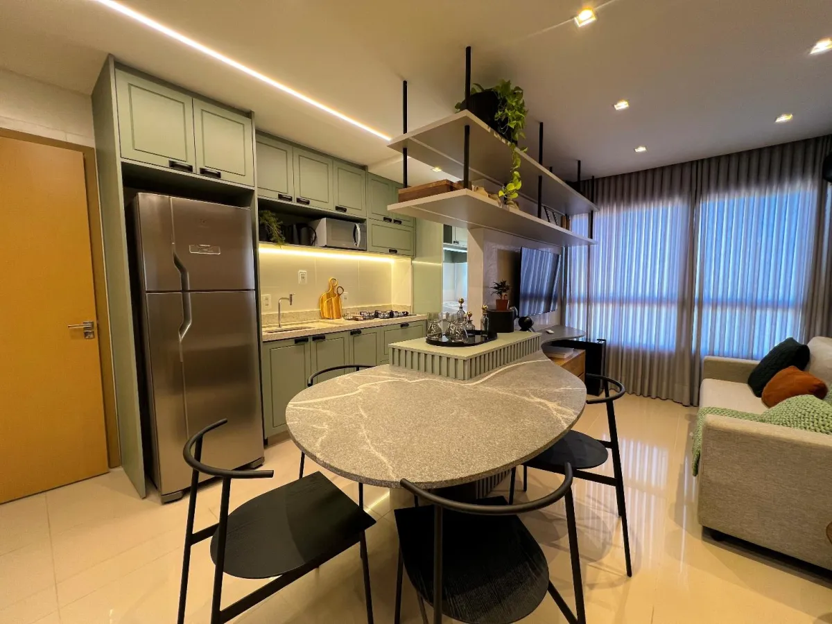 Conforto e Vista Livre no 7º Andar: 64,79m² no Near Easy Style!