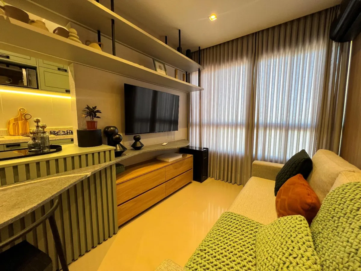 Viva nas Alturas com Vista para o Nascente: 2 Quartos no 27º Andar!