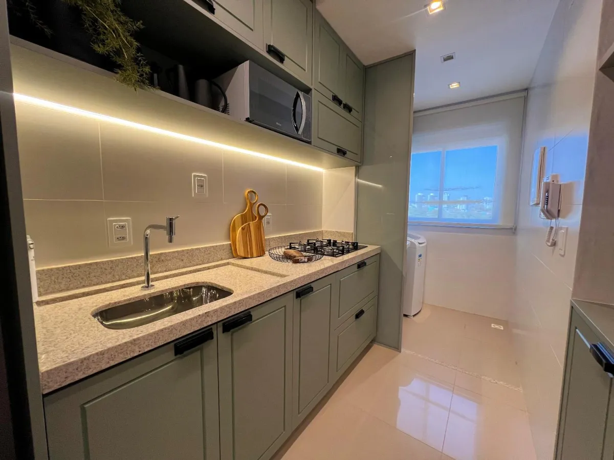 Miniatura Sofisticação e Vista Panorâmica: Apartamento Poente de 3 Quartos no Near Easy
Style!
