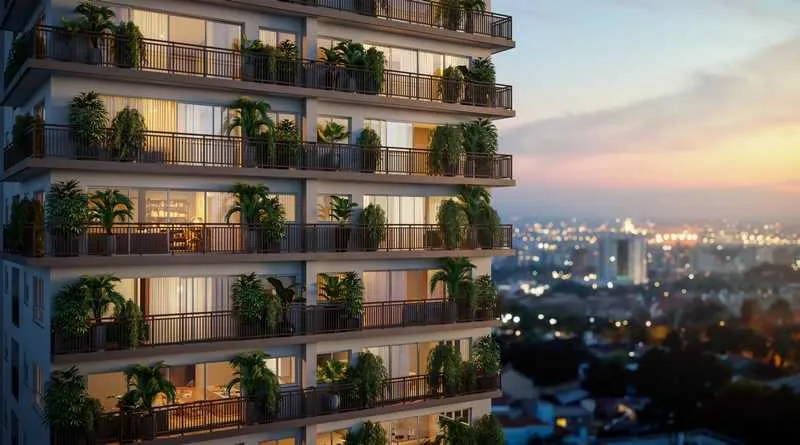 Espaço e Vista Nascente no 25º Andar: Seu Novo Lar de 123m²!