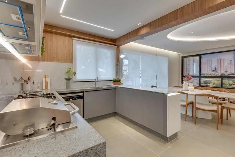 Arte Square: Apartamento de 174,64 m² com Vista Nascente no Jardim Goiás