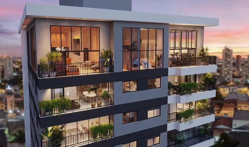 Miniatura Penthouse de Luxo: 168,83 m² com Vista Panorâmica no Alt 65!