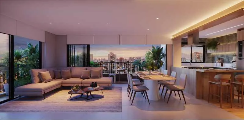 Miniatura Penthouse de Luxo: 168,83 m² com Vista Panorâmica no Alt 65!