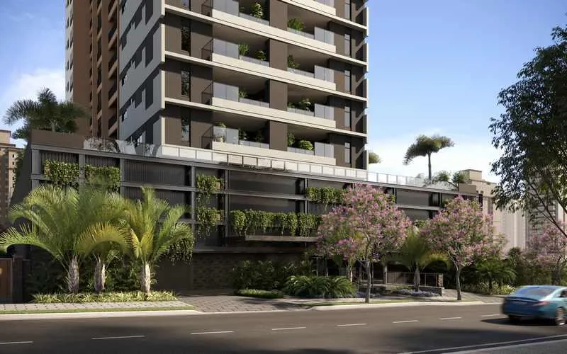 Miniatura Vista Nascente no Opus Gyro O2: Unidade de 70,17 m² e 2 Quartos!