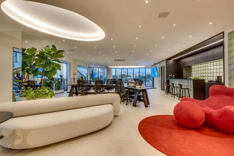 Conceito Meia Laje: Sala de 54,73 m² com Vista Nascente no Cidade Opus!