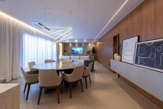 Exclusividade e Luxo no Terraço Bougainville: Unidade Decorada de 206,00 m² no Setor

Marista