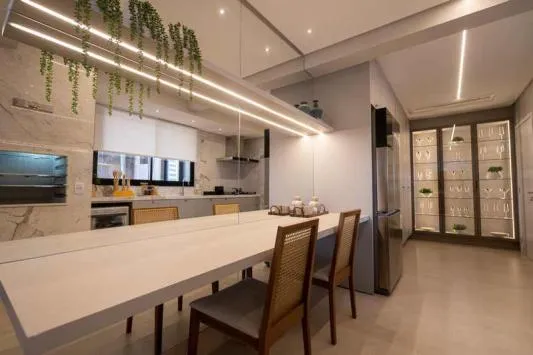 Exclusividade e Luxo no Terraço Bougainville: Unidade Decorada de 206,00 m² no Setor

Marista