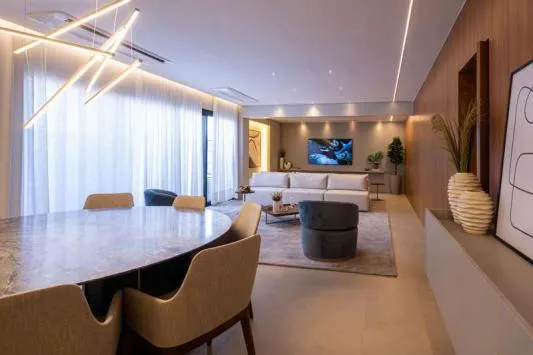 Exclusividade e Luxo no Terraço Bougainville: Unidade Decorada de 206,00 m² no Setor

Marista