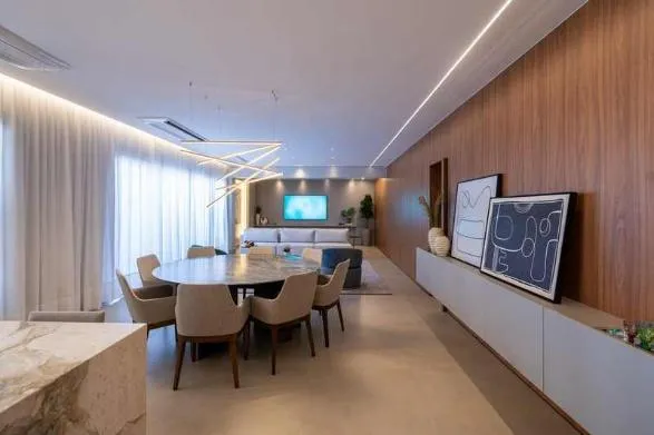 Exclusividade e Luxo no Terraço Bougainville: Unidade Decorada de 206,00 m² no Setor

Marista