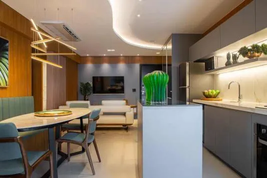 Luxo e Design: Unidade Decorada de 79 m² no Hub Compact Life!