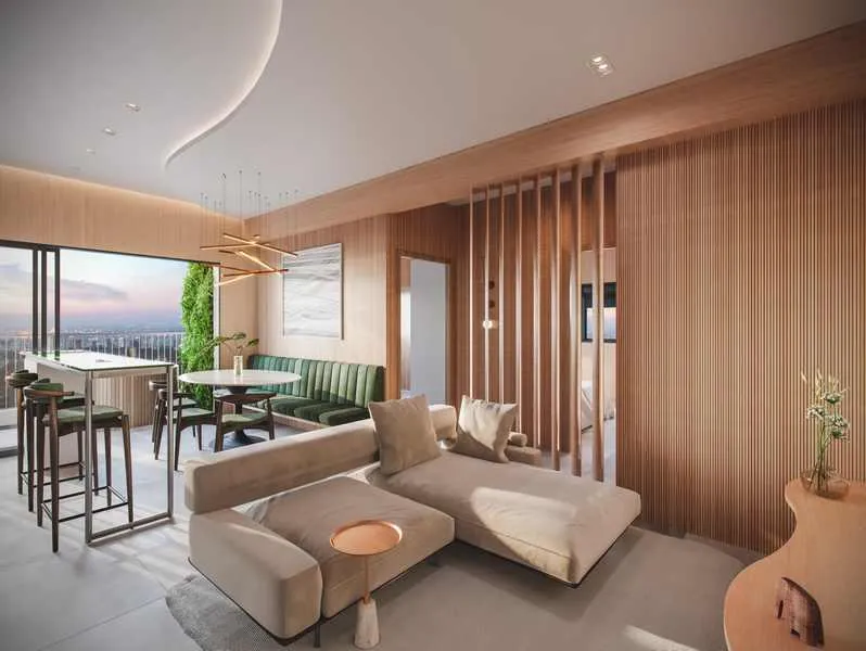 Design e Funcionalidade no Hub: Unidade 305 de 75 m² no Bueno!