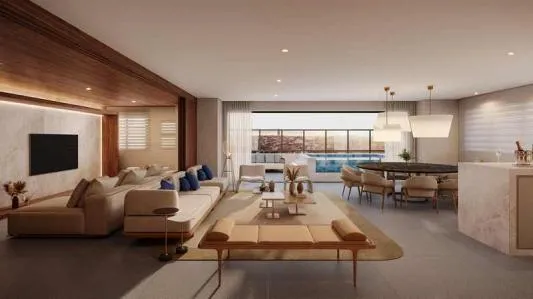 Apartamento Decorado no City Ricardo Paranhos: 252 m² de Puro Design e Luxo!