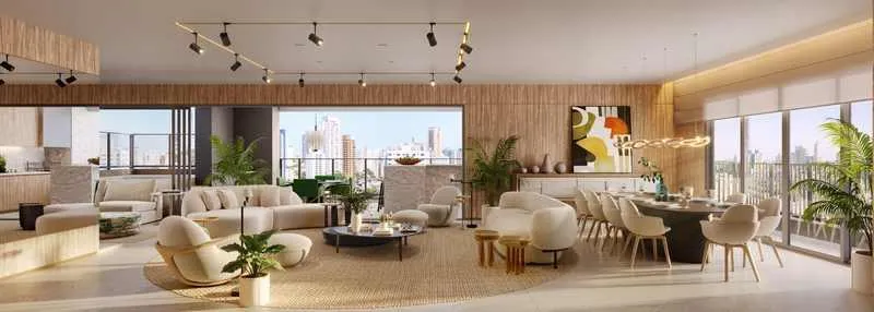 Design e Conforto no Setor Marista: Apartamento de 232 m² no City House