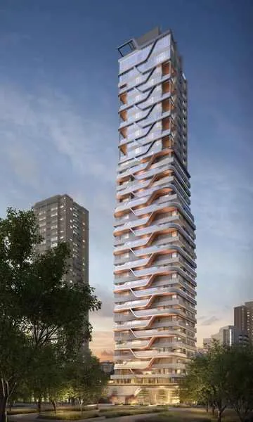 Andar Alto no City 23: Sua Mansão Suspensa de 543,74 m² by Pininfarina