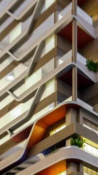 Andar Alto no City 23: Sua Mansão Suspensa de 543,74 m² by Pininfarina