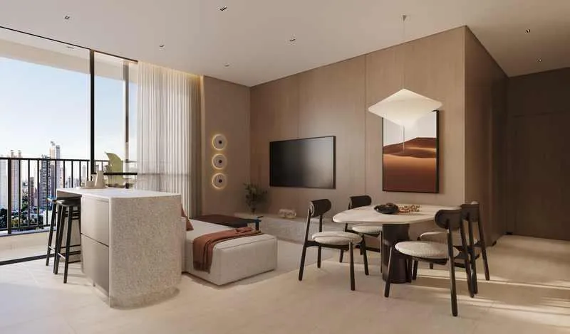 B.Side by City: Apartamento Sofisticado de 56,00 m² no Setor Marista!