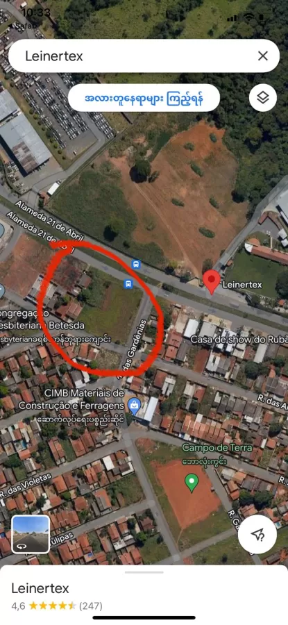  Expansul em Aparecida de Goiânia