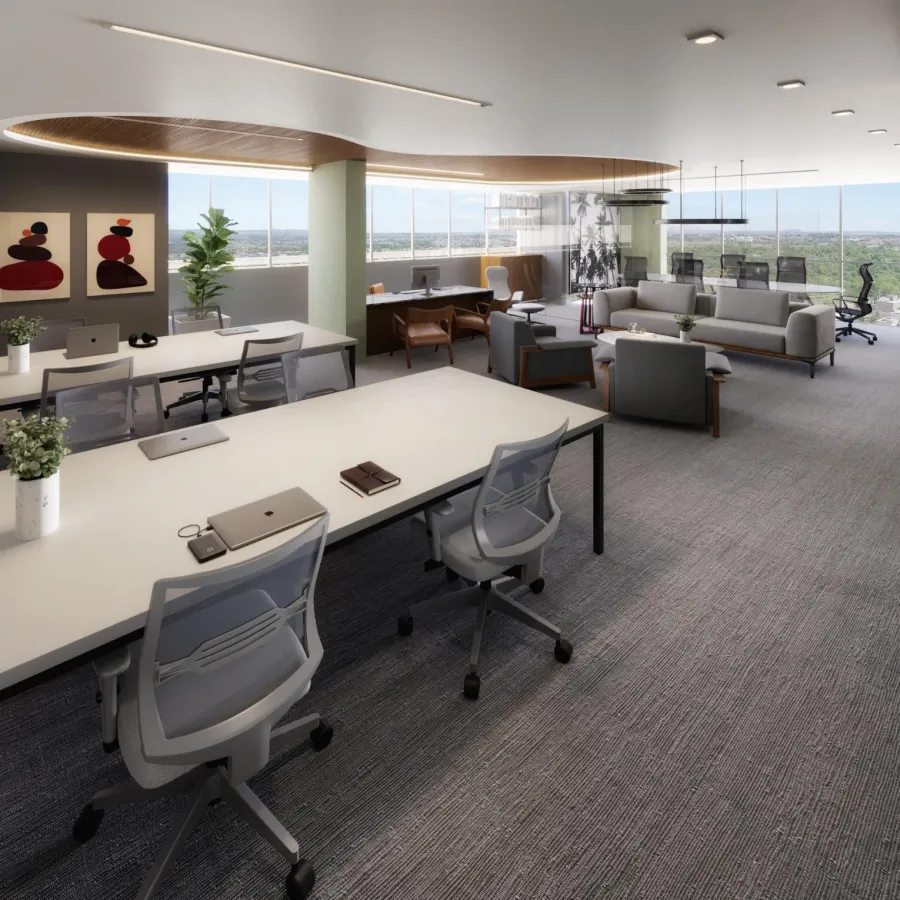Conecte-se ao Futuro: Sala Moderna no Euro Towers Park Lozandes