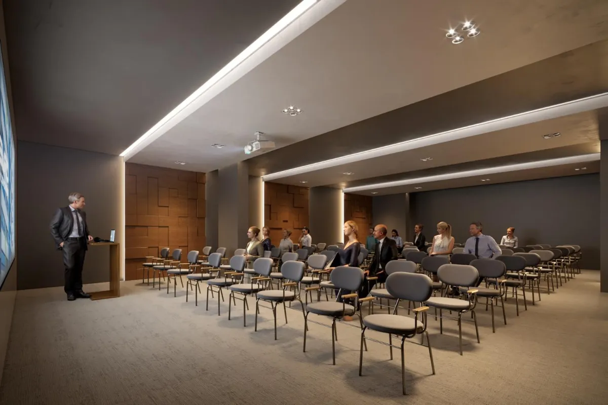 Conecte-se ao Futuro: Sala Moderna no Euro Towers Park Lozandes