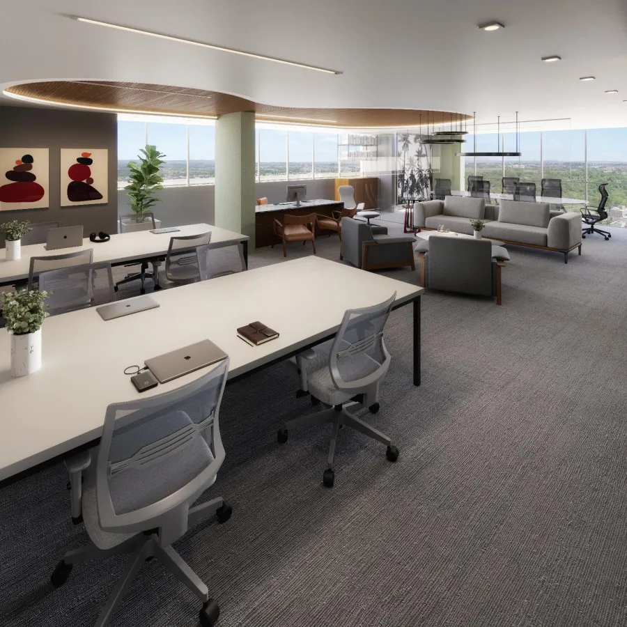 Sofisticação e Visão de Futuro: Sala com Vista para Alphaville!