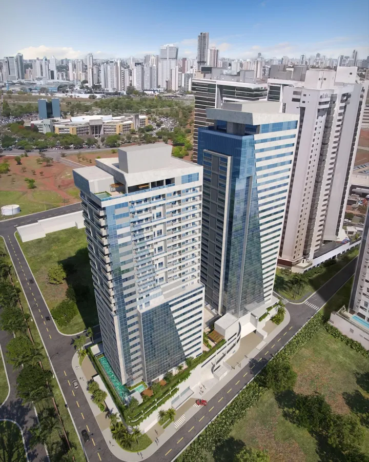 Invista com Vista para a Praça Lozandes: Sala no Euro Towers!