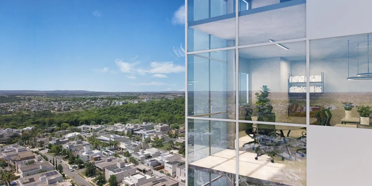 Sala Laje com Vista para Alphaville e OAB: Exclusividade Máxima!