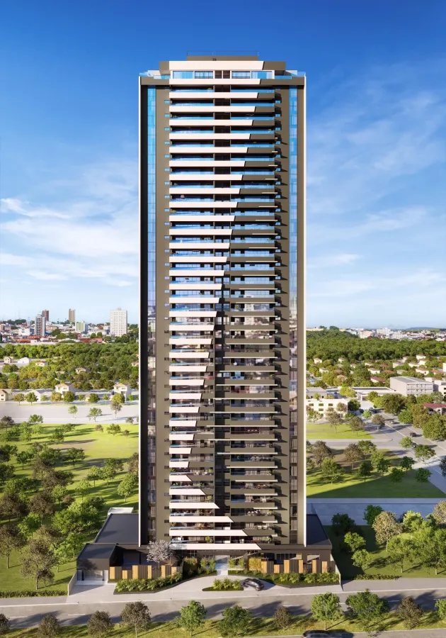 Miniatura Exclusividade e Vista Poente no 18º Andar: 143m² no Parque El Retiro