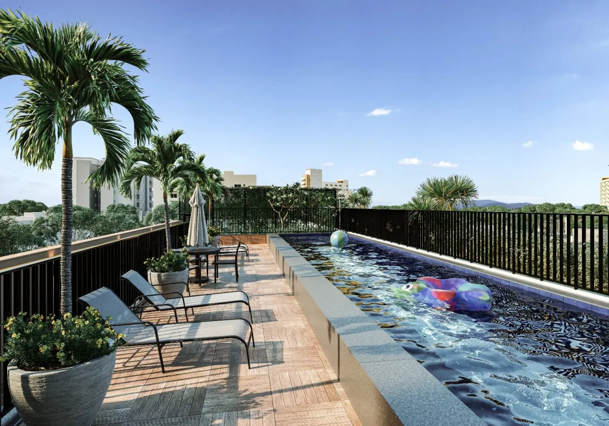 Vista Panorâmica Poente no 13º Andar: 76,89m² e Planta Flexível