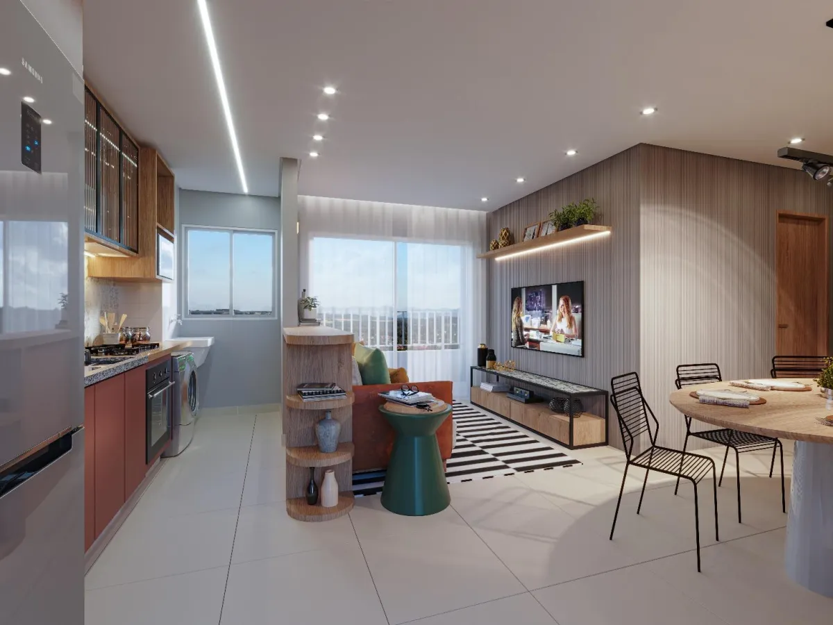 Seu Refúgio Poente no 18º Andar: 76m² com Home Office e Depósito