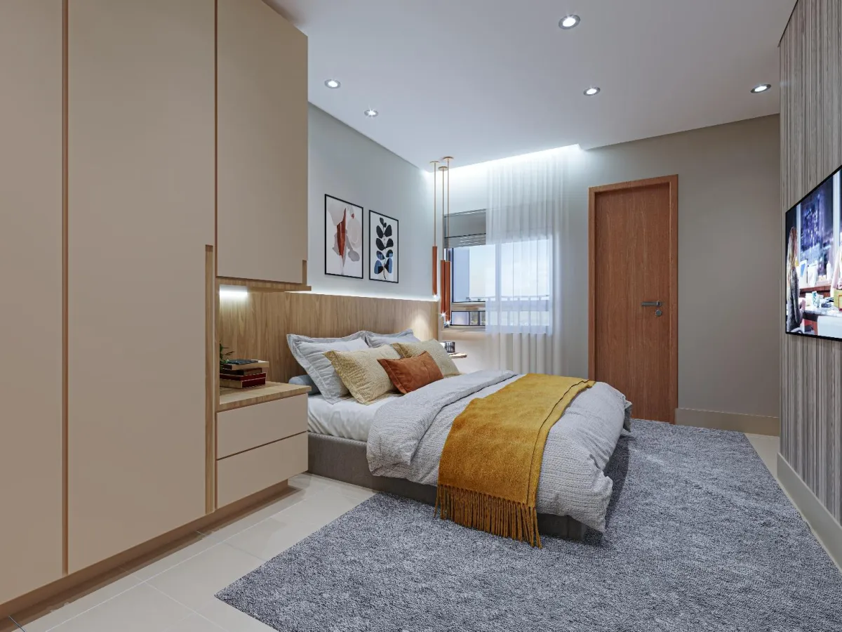Seu Refúgio Poente no 18º Andar: 76m² com Home Office e Depósito